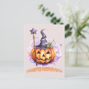 Cartão Postal Pumpkin Encantado - Jack-o-Lanterna Cuta