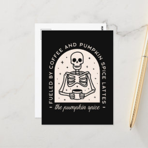 Cartão Postal Pumpkin especiarias latinas citações engraçadas de
