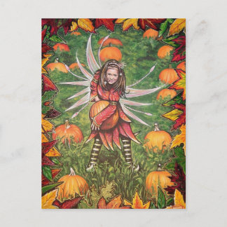 Cartão Postal Pumpkin Patch