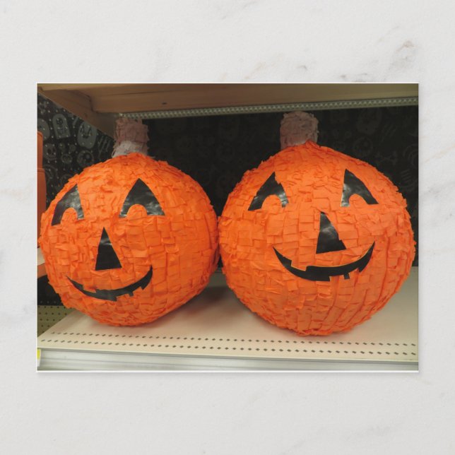 Cartão Postal Pumpkin Pinata (Frente)