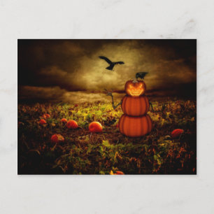 Cartão Postal Pumpkinman