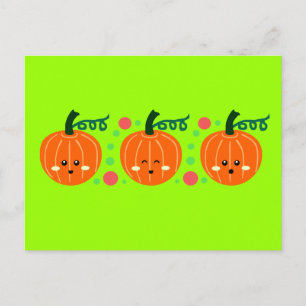 Cartão Postal Pumpkins