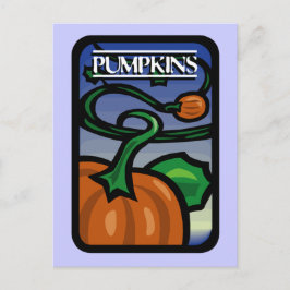 Cartão Postal Pumpkins