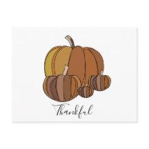 Pumpkins Ação de Graças Feliz