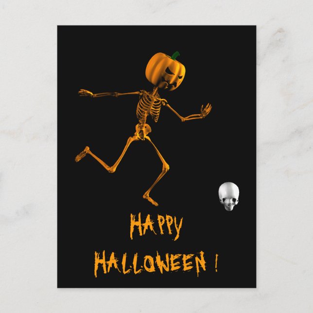 Cartão Postal Pumpleton tocando futebol (Frente)