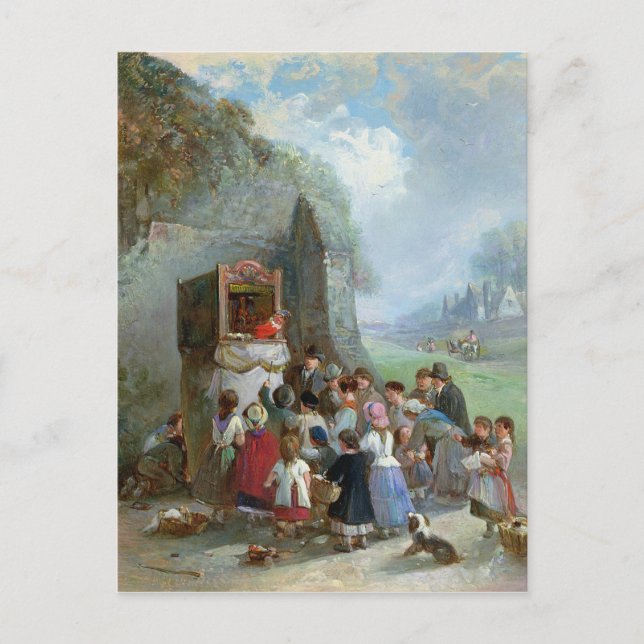 Cartão Postal Punch e Judy (Frente)