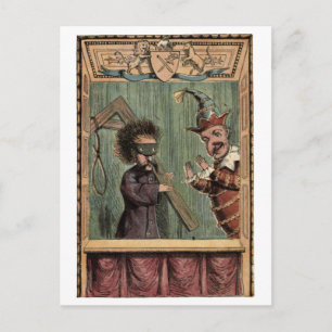 Cartão postal "Punch e o Carrasco"