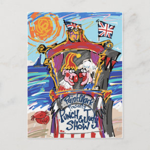 Cartão Postal Punch & Judy by PaintMark
