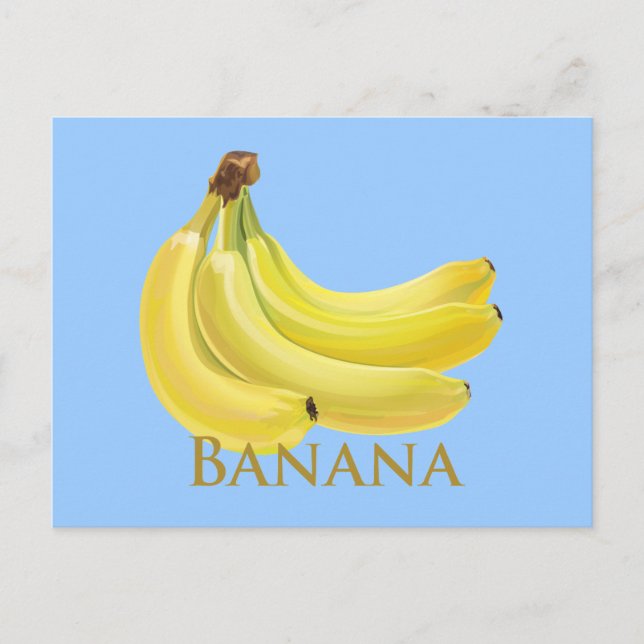 Cartão Postal Punhado de Bananas (Frente)