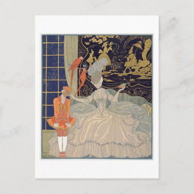 Cartão Postal Punindo a página (litoral colorido) (Frente)