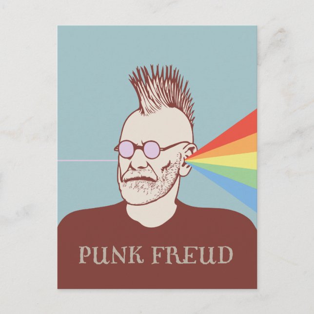 Cartão Postal Punk Freud (Frente)