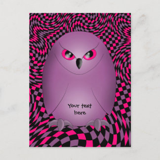Cartão Postal Punk owl