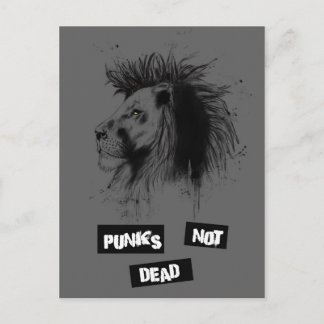 Cartão Postal punks não morto