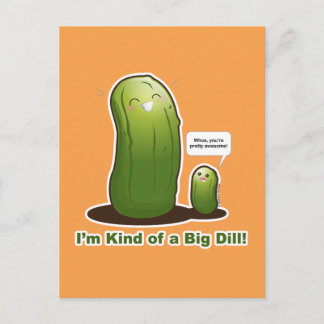Cartão Postal Punny Big Pickle