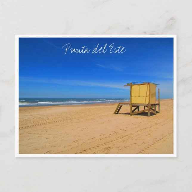 Cartão Postal punta Beach (Frente)