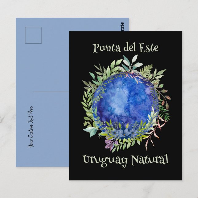 Cartão Postal Punta del Este, Cartão-postal Uruguai (Frente/Verso)