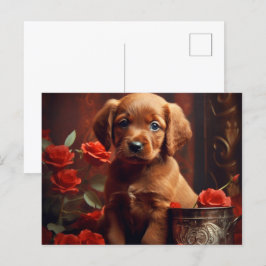 Cartão Postal Puppy