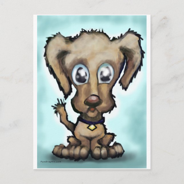 Cartão Postal Puppy (Frente)