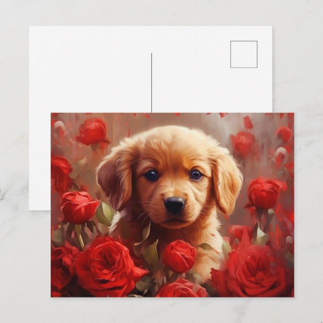 Cartão Postal Puppy (Frente/Verso)