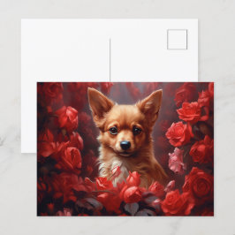 Cartão Postal Puppy