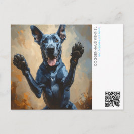 Cartão Postal Puppy announcement