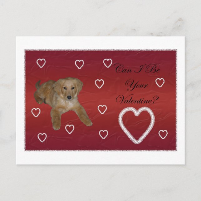 Cartão Postal Puppy Love (Frente)