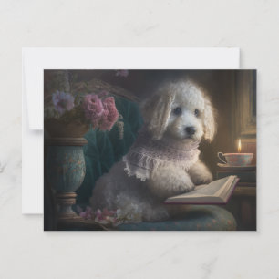 Cartão Postal Puppy Love