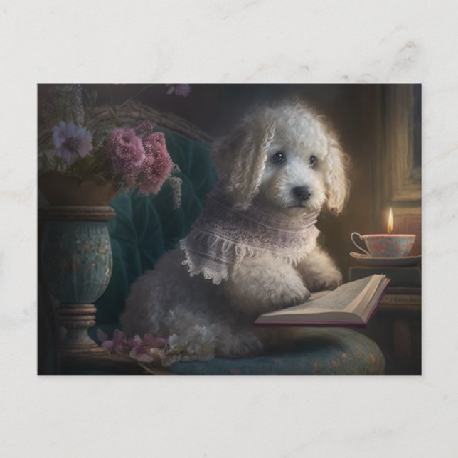 Cartão Postal Puppy Love (Frente)