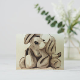 Cartão Postal Puppy Postcard