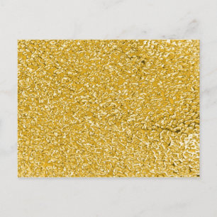Cartão Postal PURE DOURADO Splatter Patterno + seu texto