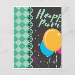 Cartão Postal purificação feliz