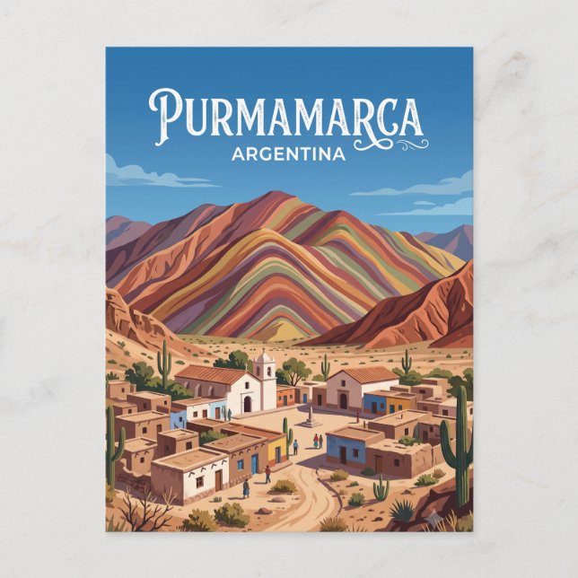 Cartão Postal Purmamarca Argentina (Frente)