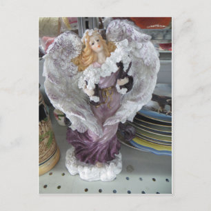 Cartão Postal Púrpura Anjo