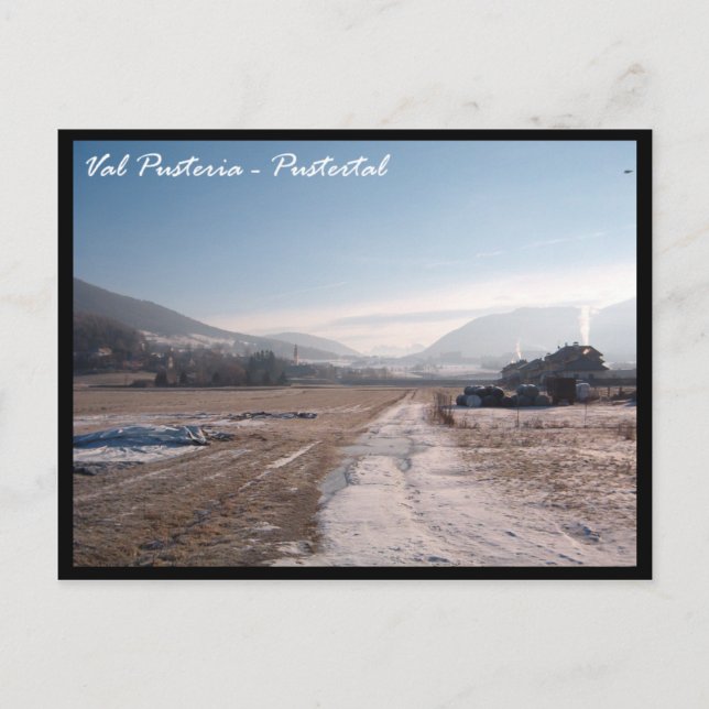 Cartão Postal Pustertal (Frente)