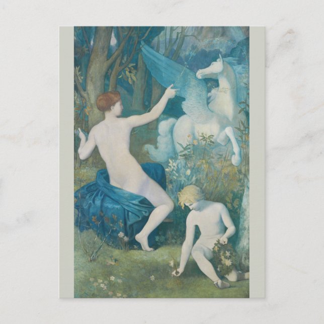 Cartão Postal Puvis de Chavannes Fantasy CC0111 Dreamlike (Frente)