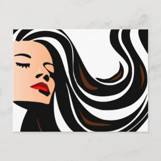 Cartão Postal Puxe o meu cabelo para trás.