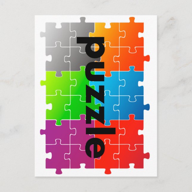 Cartão Postal puzzle パズル (Frente)