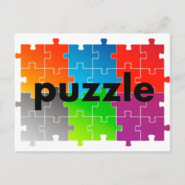 Cartão Postal puzzle パズル (Frente)