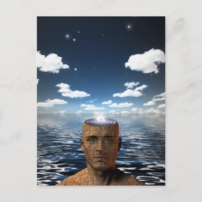 Cartão Postal Puzzleman (Frente)