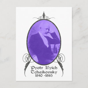 Cartão Postal Pyotr Il'yich Tchaikovsky