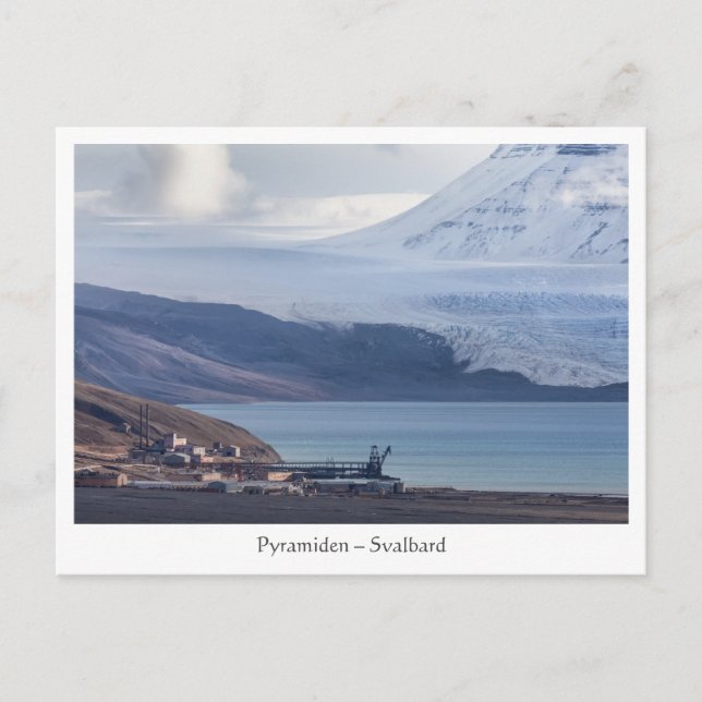 Cartão Postal Pyramiden Svalbard (Frente)