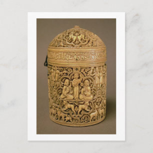 Cartão Postal Pyx com alivio representando os prazeres corajosam