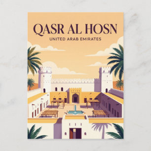 Cartão Postal Qasr Al Hosn Emirados Árabes Unidos