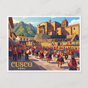 Cartão Postal Qorikancha, Cusco Peru