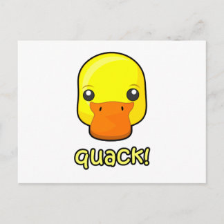 Cartão Postal Quack! Pato