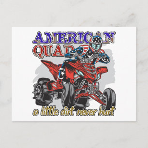 Cartão Postal Quad Americano