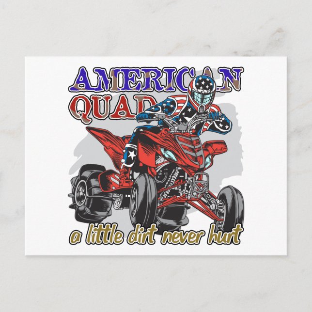 Cartão Postal Quad Americano (Frente)