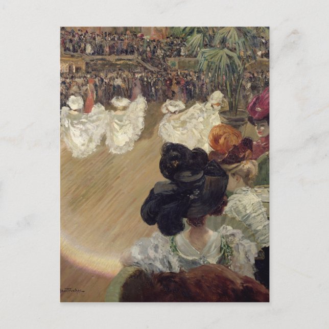 Cartão Postal Quadrille no Bal Tabarin (Frente)