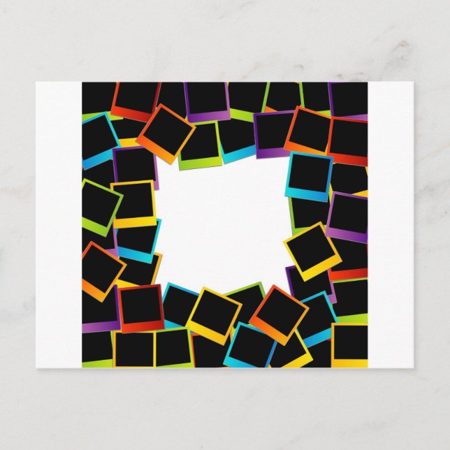 Cartão Postal quadro- colorido (Frente)