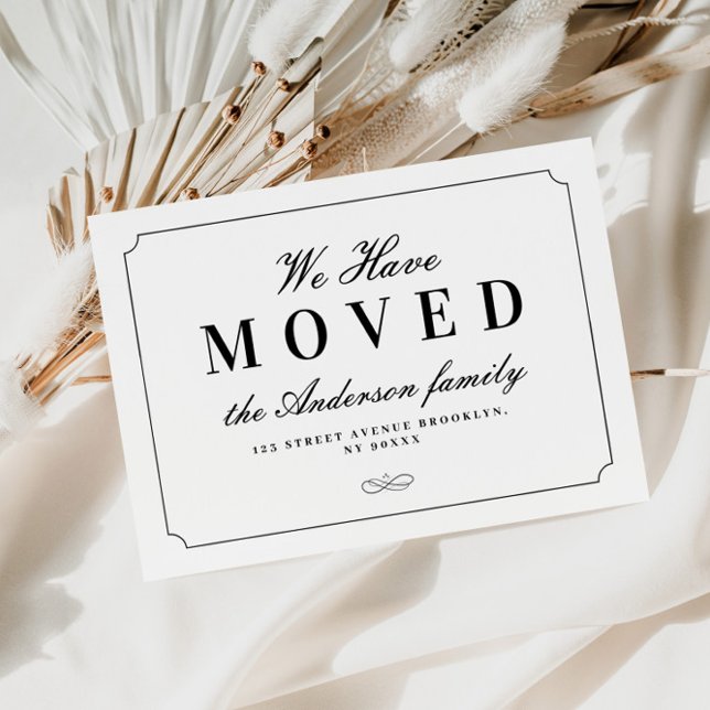 Cartão Postal quadro de aparência retrógrado elegante novo ender (Criador carregado)